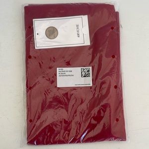 H&M New! Red Organic Cotton Pillow Cover 20x20”